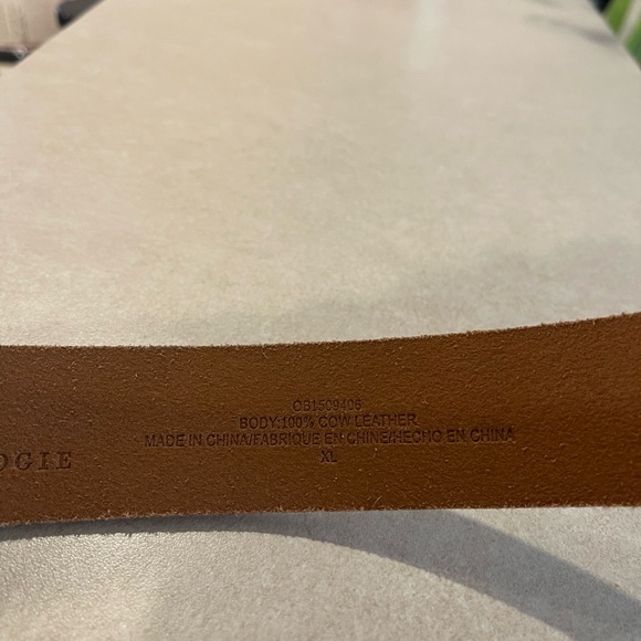 Anthro cream leather belt - Picture 4 of 5